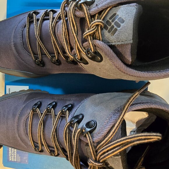 COLUMBIA MEN'S SIZE 12 FAIRBANKS MID WATERPROOF BOOT Graphite BM9774-054 NIB - Picture 8 of 14